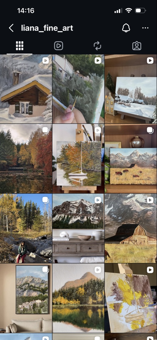 Highland cattle oil painting — studio preview by Liana De Sousa